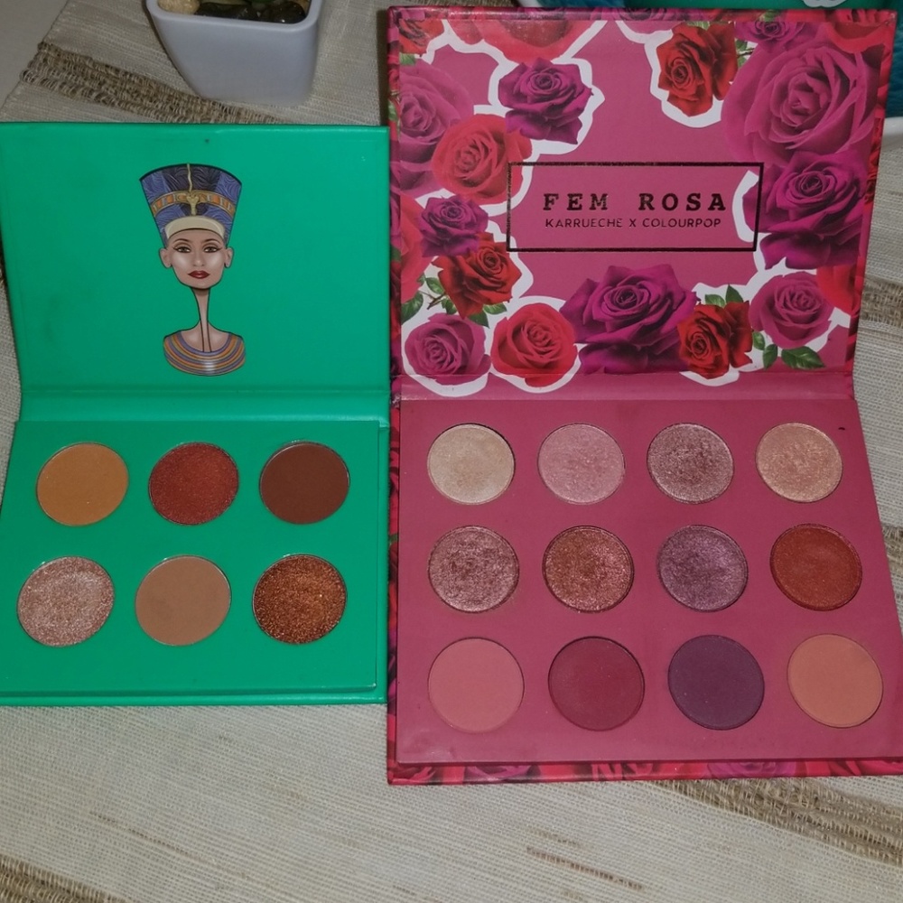 Juvia's Place and Colourpop SHE palettes